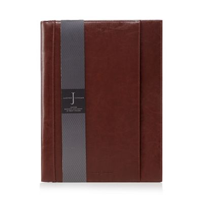 J by Jasper Conran Tan leather business document and tablet holder